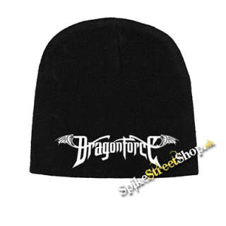 Čierna zimná čiapka DRAGONFORCE - Logo