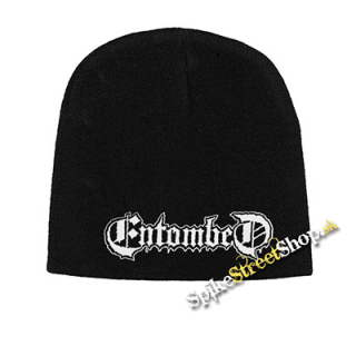 Čierna zimná čiapka ENTOMBED - Logo