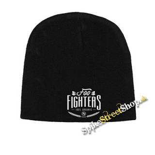 Čierna zimná čiapka FOO FIGHTERS - 100 % Organic