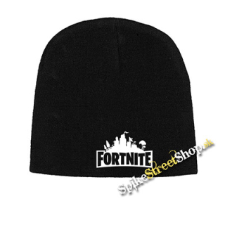 Čierna zimná čiapka FORTNITE - Logo