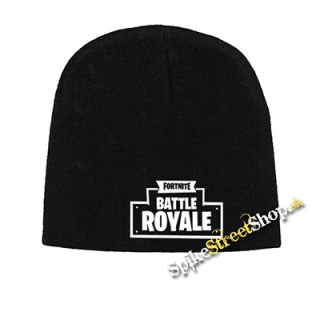 Čierna zimná čiapka FORTNITE BATTLE ROYALE