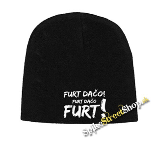 Čierna zimná čiapka FURT DAČO