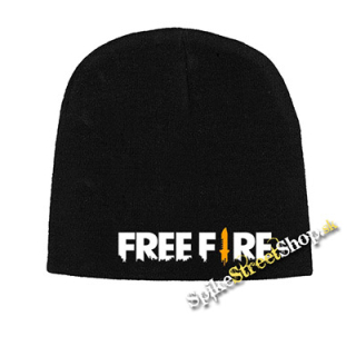 Čierna zimná čiapka GARENA FREE FIRE - Logo