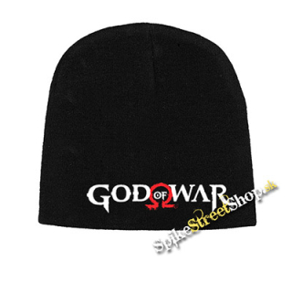 Čierna zimná čiapka GOD OF WAR - Logo