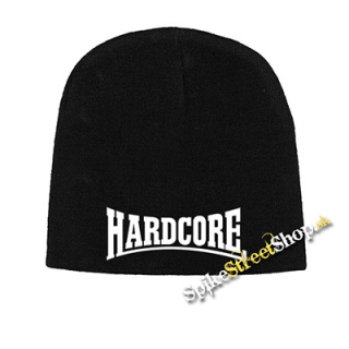 Čierna zimná čiapka HARDCORE