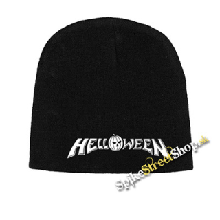 Čierna zimná čiapka HELLOWEEN - Logo