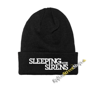 SLEEPING WITH SIRENS - White Logo - zimná čiapka