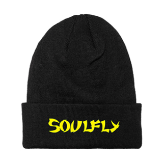 SOULFLY - Logo Yellow - zimná čiapka