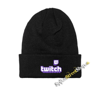 TWITCH - Purple Logo Sign - zimná čiapka