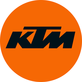 Podložka pod myš KTM - Black Logo Orange Background - okrúhla