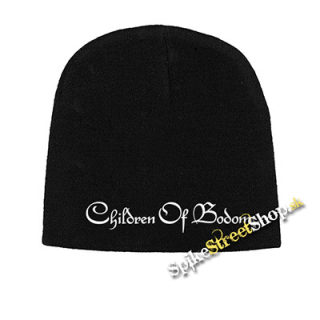 Čierna zimná čiapka CHILDREN OF BODOM - Logo
