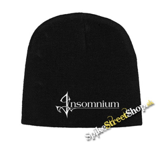 Čierna zimná čiapka INSOMNIUM - Logo