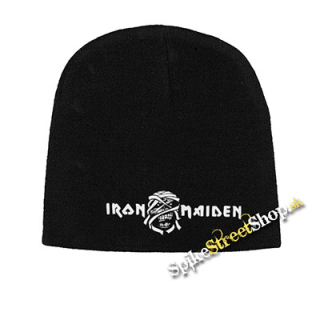 Čierna zimná čiapka IRON MAIDEN - Logo