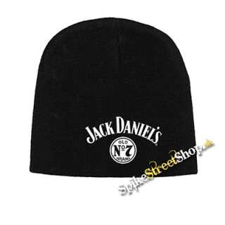 Čierna zimná čiapka JACK DANIELS - Old No 7 Brand