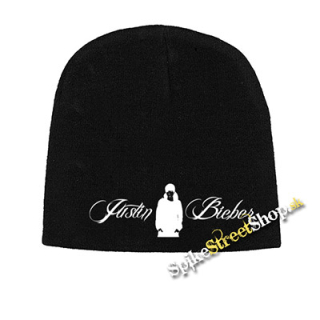Čierna zimná čiapka JUSTIN BIEBER - Logo