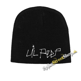 Čierna zimná čiapka LIL PEEP - Logo