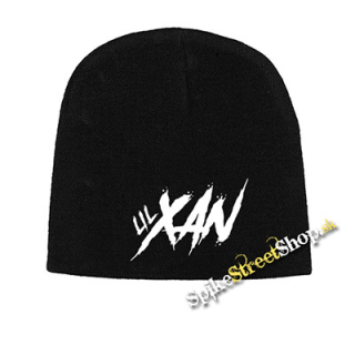 Čierna zimná čiapka LIL XAN - Logo