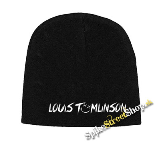 Čierna zimná čiapka LOUIS TOMLINSON - Logo Smile
