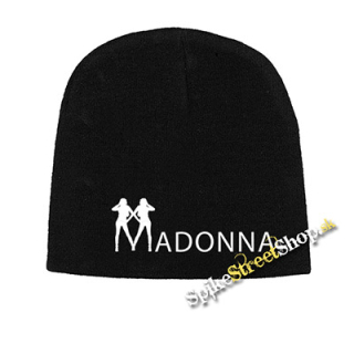 Čierna zimná čiapka MADONNA - Logo