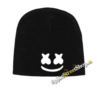 Čierna zimná čiapka MARSHMELLO - B&W Smile