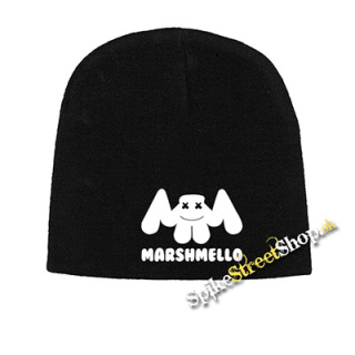 Čierna zimná čiapka MARSHMELLO - Logo DJ