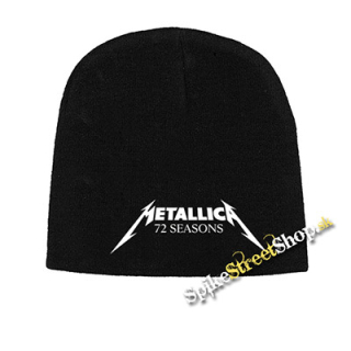 Čierna zimná čiapka METALLICA - 72 Seasons Logo