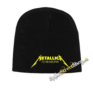 Čierna zimná čiapka METALLICA - 72 Seasons Logo Yellow