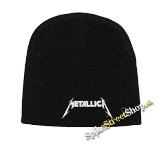 Čierna zimná čiapka METALLICA - Logo