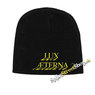 Čierna zimná čiapka METALLICA - Lux Aeterna Yellow
