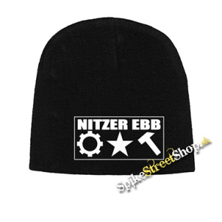 Čierna zimná čiapka NITZER EBB - Logo After Party