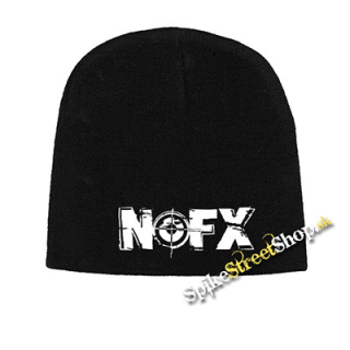 Čierna zimná čiapka NOFX - Logo