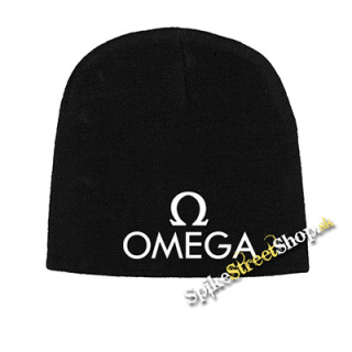 Čierna zimná čiapka OMEGA - Hardrock Magyar Band Logo