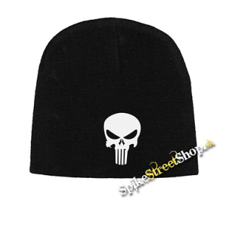 Čierna zimná čiapka PUNISHER - Skull