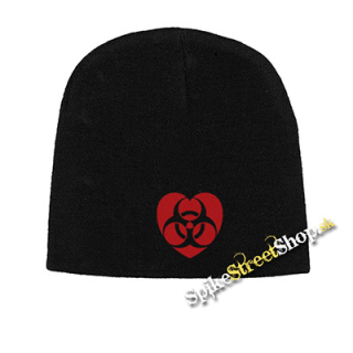 Čierna zimná čiapka RADIOACTIVE HEART