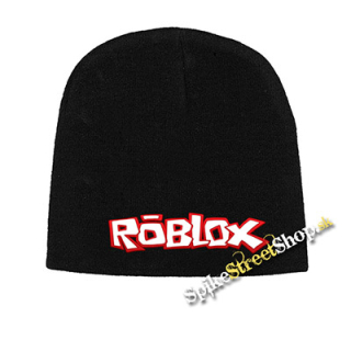 Čierna zimná čiapka ROBLOX - Logo Red White
