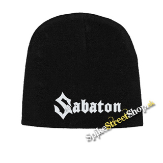 Čierna zimná čiapka SABATON - Logo