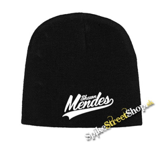 Čierna zimná čiapka SHAWN MENDES - Logo