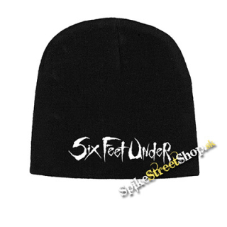 Čierna zimná čiapka SIX FEET UNDER - Logo
