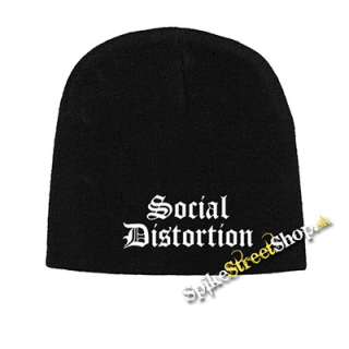 Čierna zimná čiapka SOCIAL DISTORTION - Logo