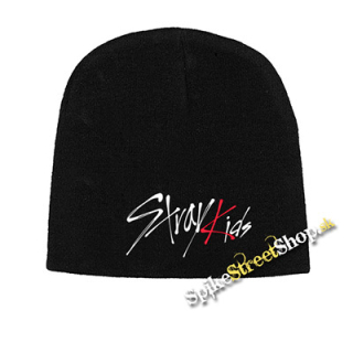 Čierna zimná čiapka STRAY KIDS - Logo