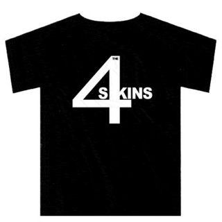 4 SKINS - Logo - čierne detské tričko