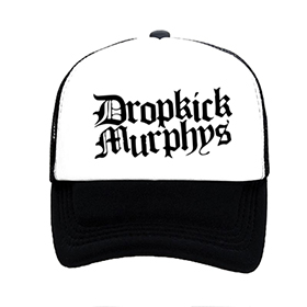 DROPKICK MURPHYS - Logo - čiernobiela sieťkovaná šiltovka model "Trucker"