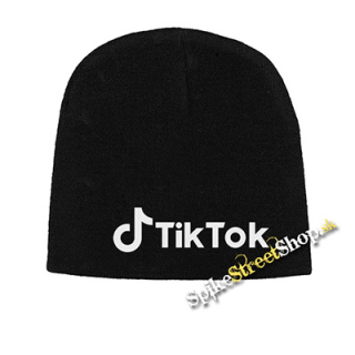 Čierna zimná čiapka TIK TOK - Logo 3