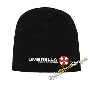 Čierna zimná čiapka UMBRELLA CORPORATION - Logo Red White