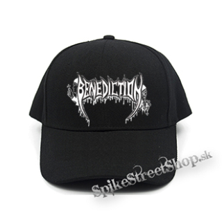 BENEDICTION - Logo - čierna šiltovka (-30%=AKCIA)