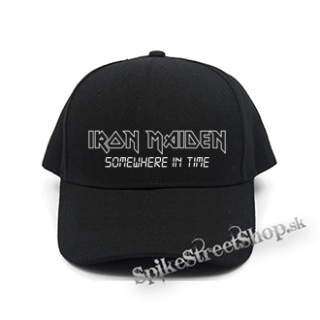 IRON MAIDEN - Somewhere In Time Logo - čierna šiltovka (-30%=AKCIA)
