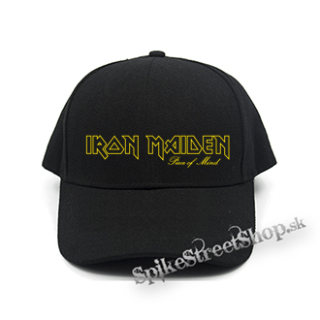 IRON MAIDEN - Piece Of Mind Logo - čierna šiltovka (-30%=AKCIA)