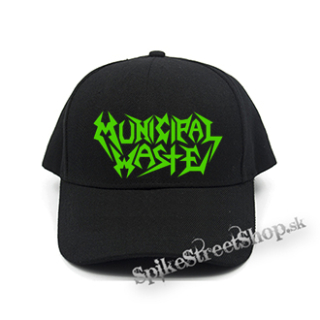 MUNICIPAL WASTE - Logo Green - čierna šiltovka (-30%=AKCIA)