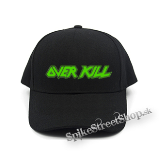 OVERKILL - Logo Green - čierna šiltovka (-30%=AKCIA)