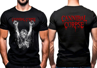 CANNIBAL CORPSE - Skeleton Hands Up - čierne pánske tričko